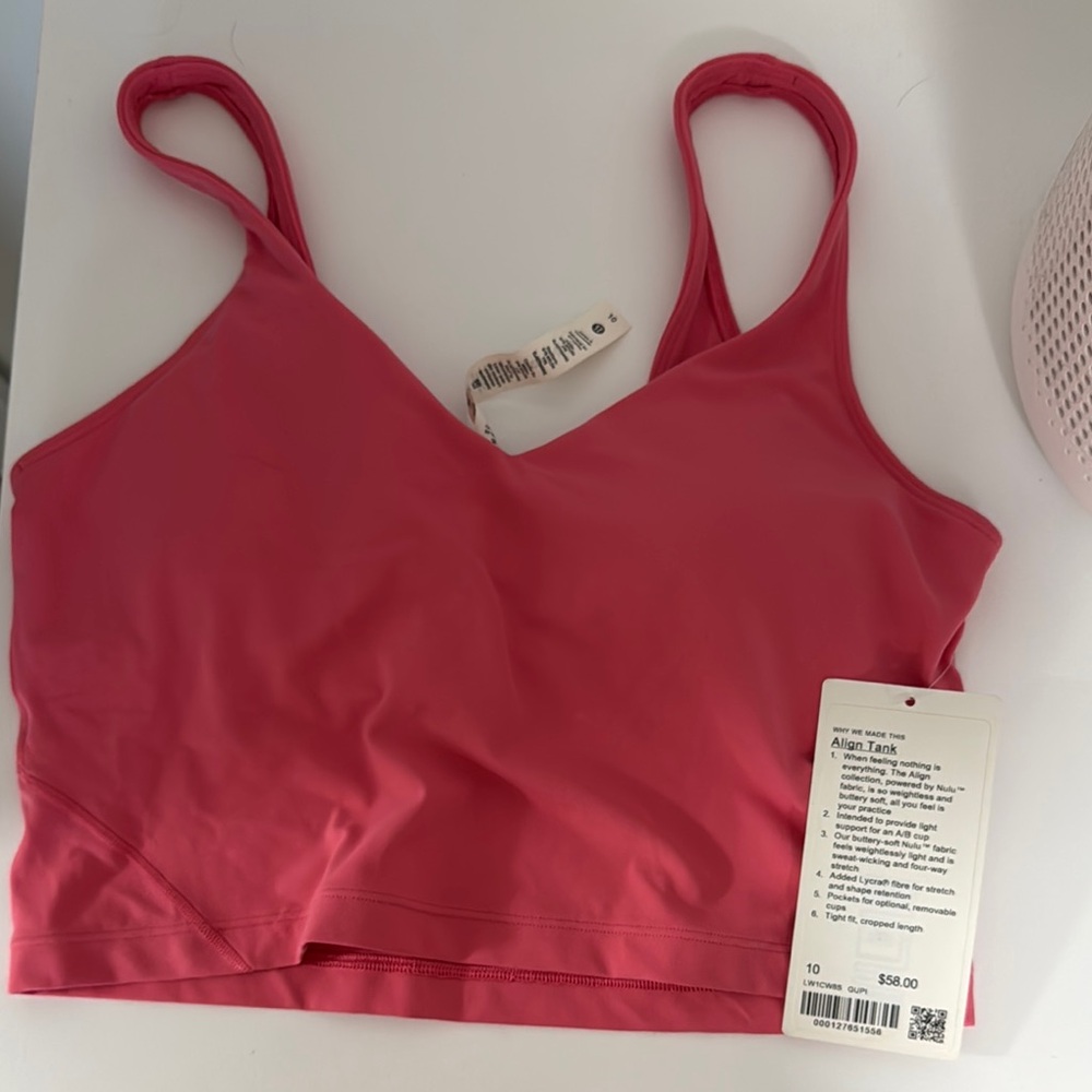 Lululemon Athletica Pink Crop Top